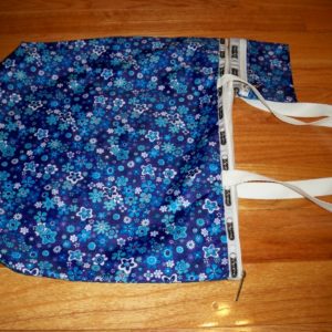 Le Sport Sac “Large Shopper”  Navy Blue Floral Print Bag