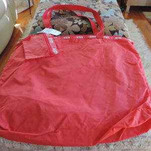 Le Sport Sac “Large Shopper” Red Bag NEW